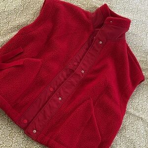 Red Fleece Vest